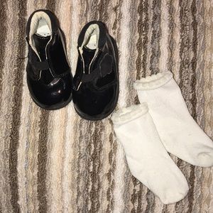 Goldbug dress shoes w/ embroidered socks